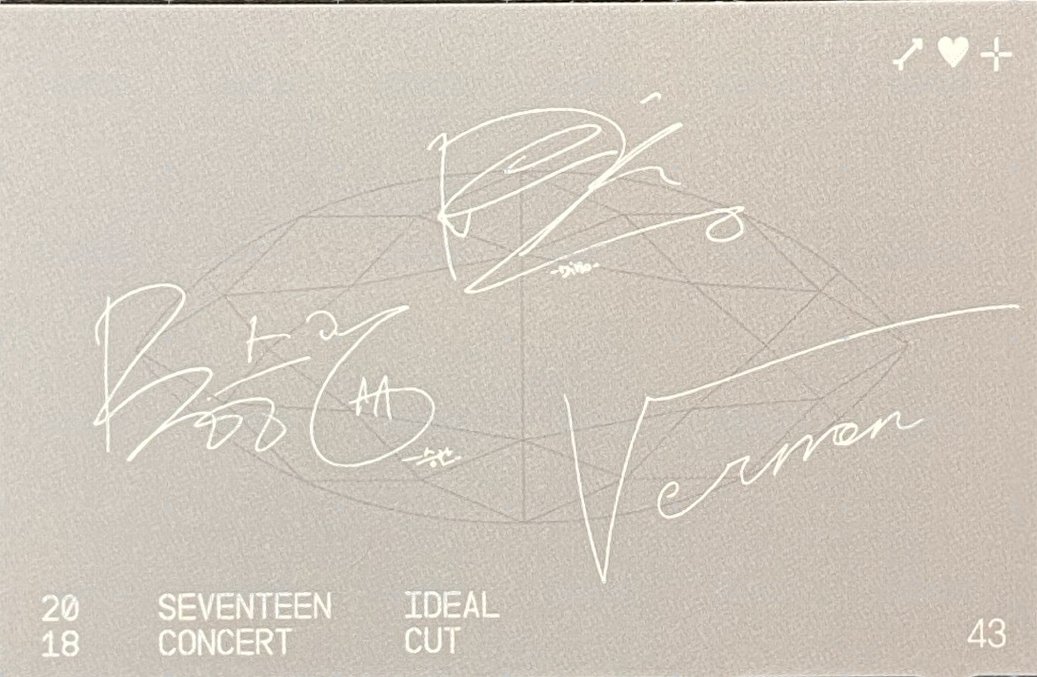 IDEAL CUT 隨機卡 韓版卡包卡 背面