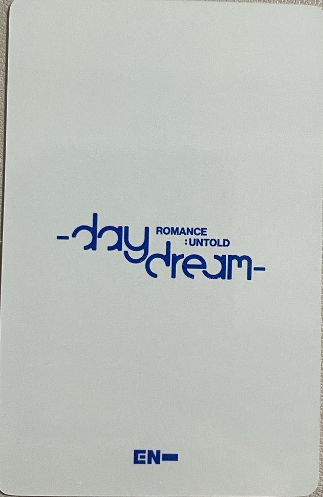 正二後續 yzy 1.0 簽售卡  背面