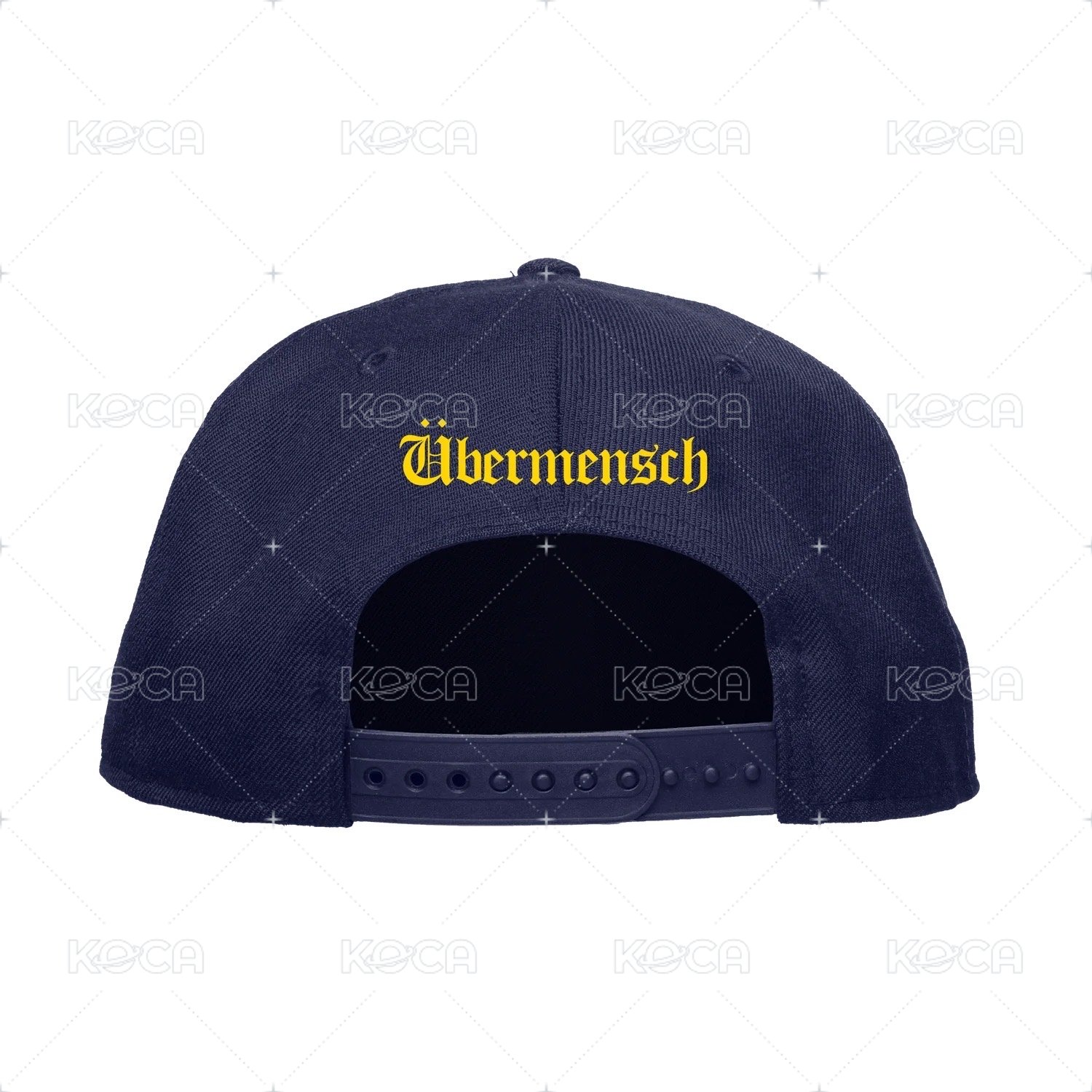 ÜBERMENSCH STRUCTURED SNAPBACK HAT (NAVY)