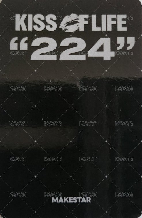 224 ms 線上2.0 簽售卡 mirror heart ver. 背面