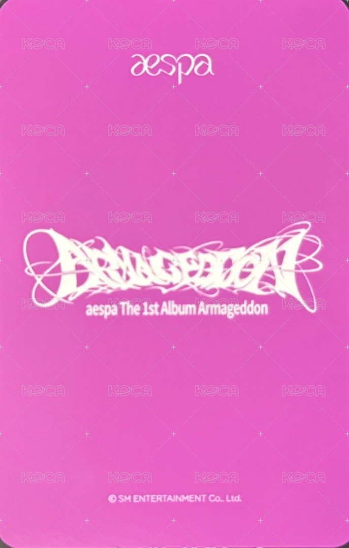 正規一 House Of Kpop 簽售卡 新加坡簽售柚 背面