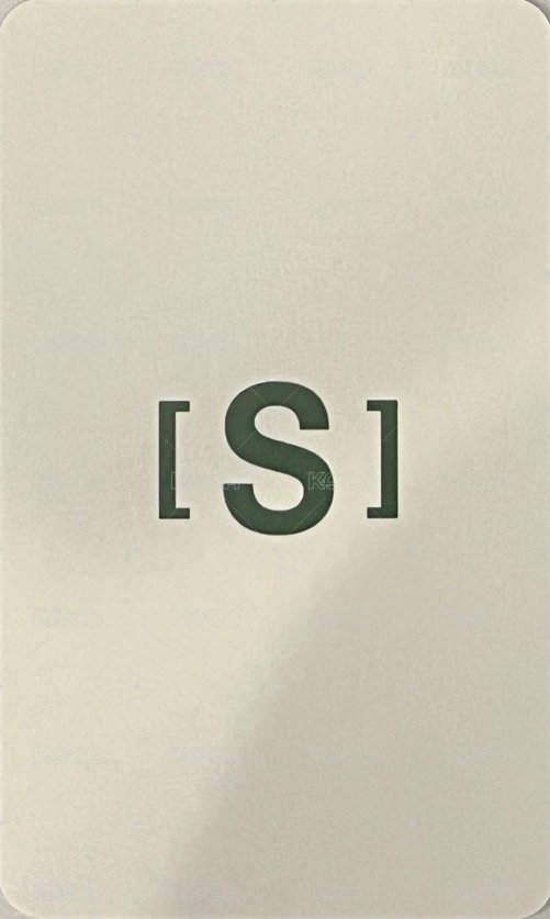 S jjmuze 1.0 線下 簽售卡  背面