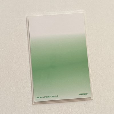 ZERO : FEVER Part.3 專輯卡 A ver. 2 傘