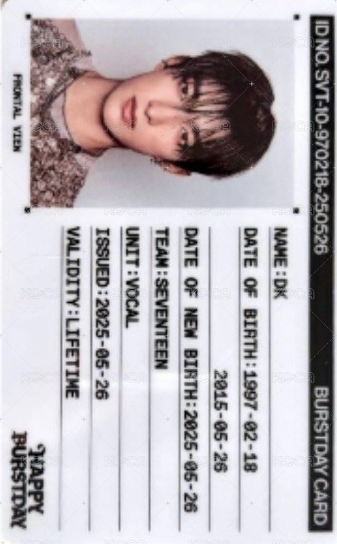 正五 專輯卡 ID卡 正面