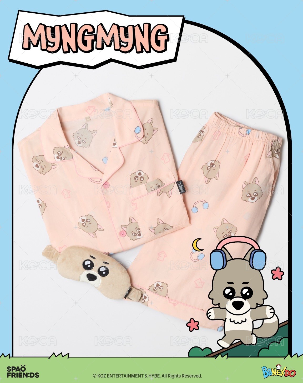 睡衣睡褲組 MYNGMYNG