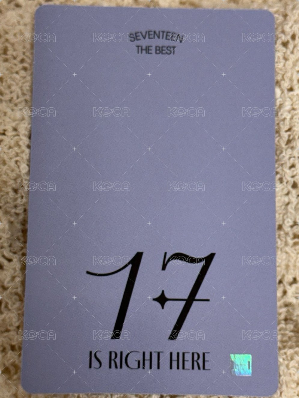 精選專 wvs 線下 幸運卡  背面