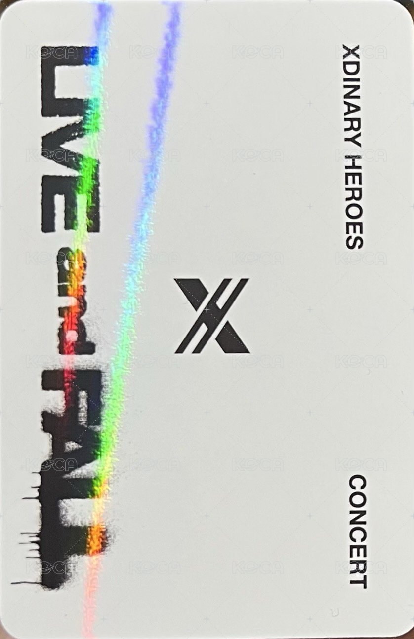 LIVE and FALL 入場卡 / 場限卡 Closed Beta全勤卡 背面