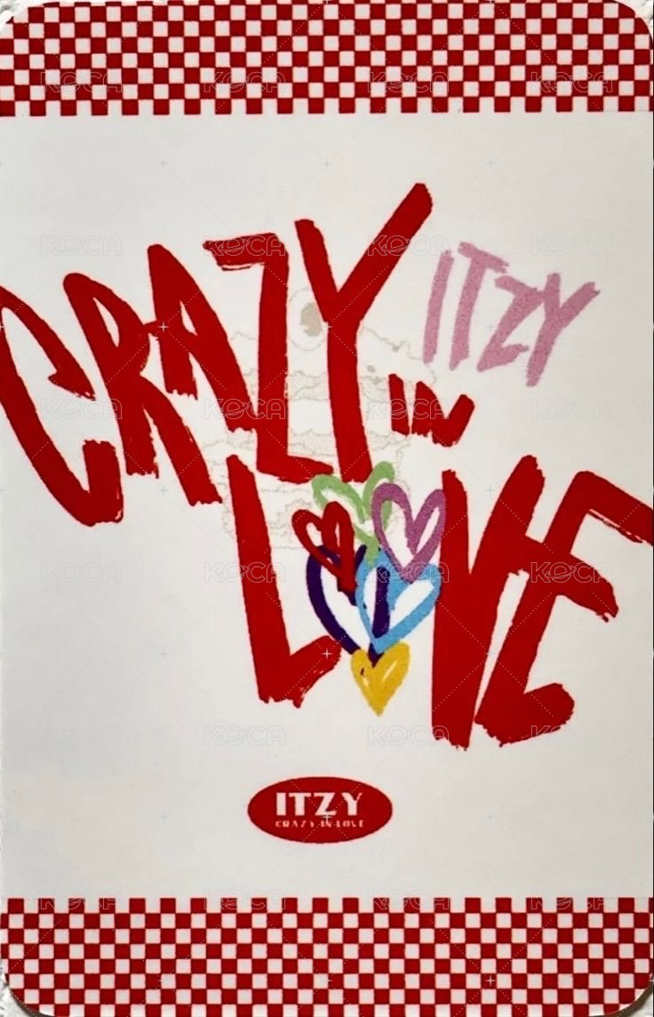 CRAZY IN LOVE wd 1.0 簽售卡  背面