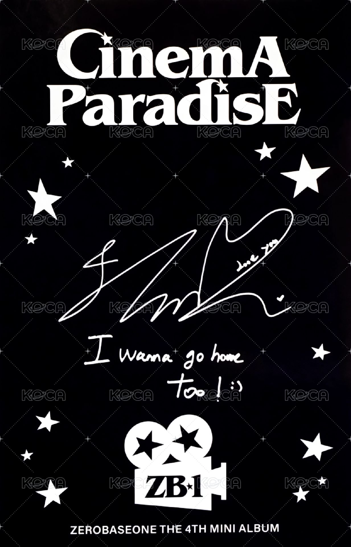 迷四 專輯卡 ZEROSE ver. 背面