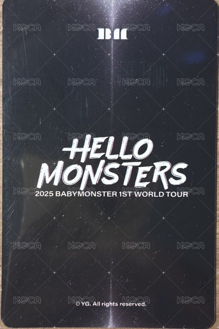 25’世巡 隨機卡 首爾場周 背面