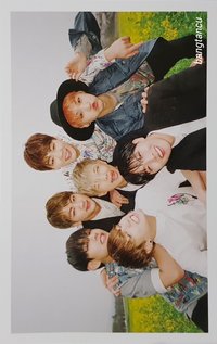 花1 台壓 明信片 