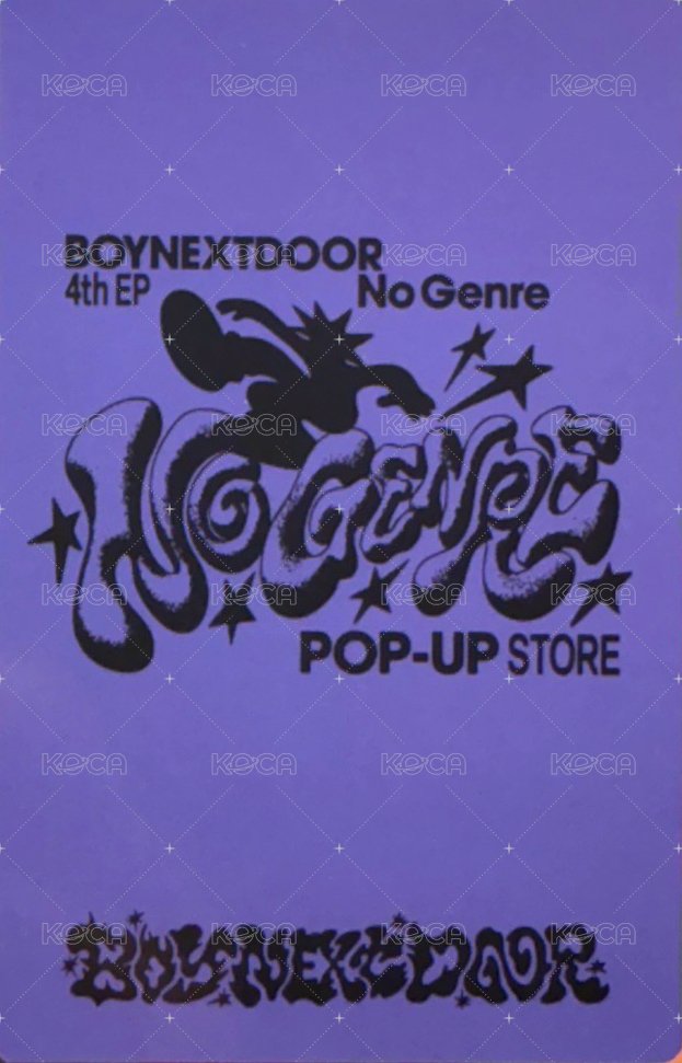 No Genre sw 快閃 幸運卡 3 背面