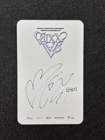 NMIXX 2ND FAN CONCERT IN TAIPEI Day 2 入場卡 裴