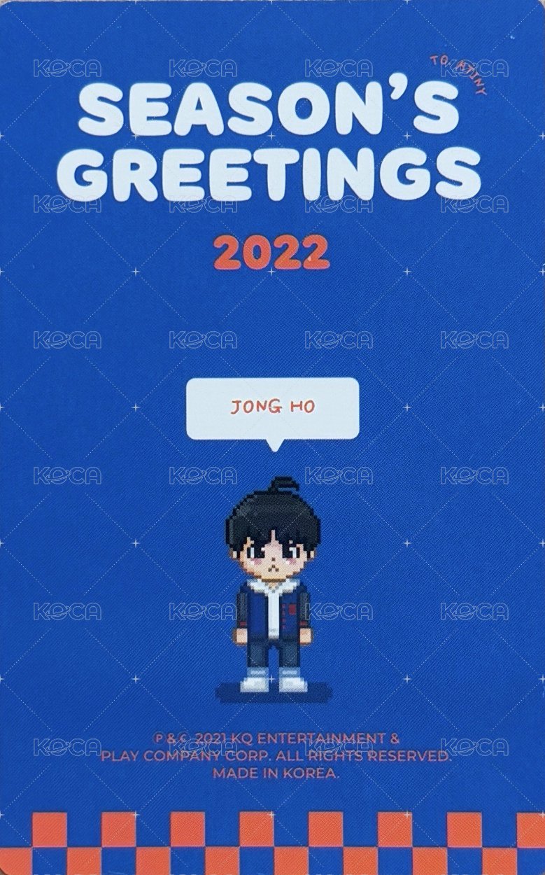 2022年曆 年曆卡  背面