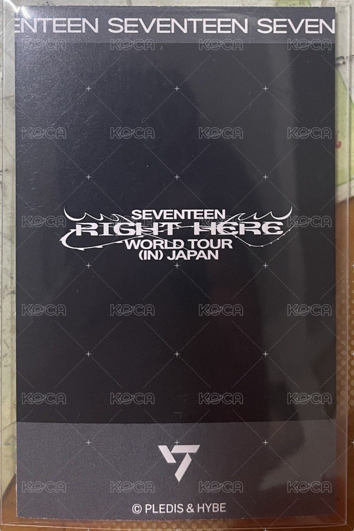 RIGHT HERE 隨機卡 日巡拍立得 背面