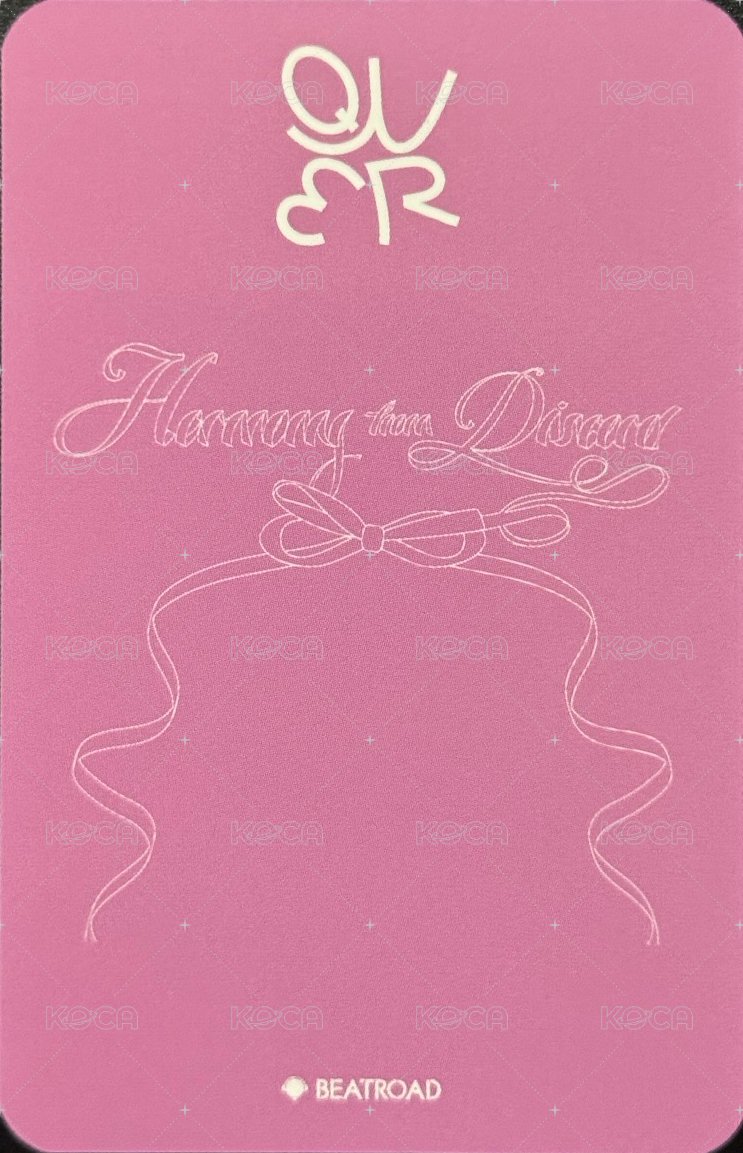 出道 br 線上3.0 簽售卡 出道睡衣燕 背面