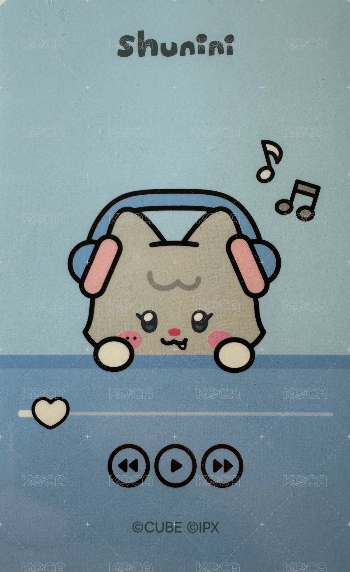 I SWAY 滿額卡 <I SWAY>快閃店滿額隨機小卡 抱枕.ver 背面