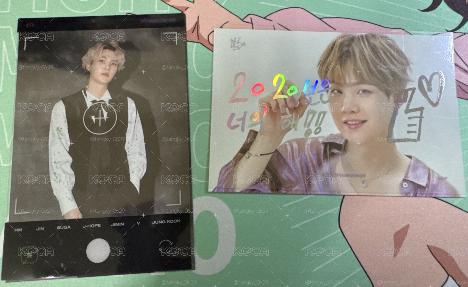 BTS 2022年曆組明信片 大卡