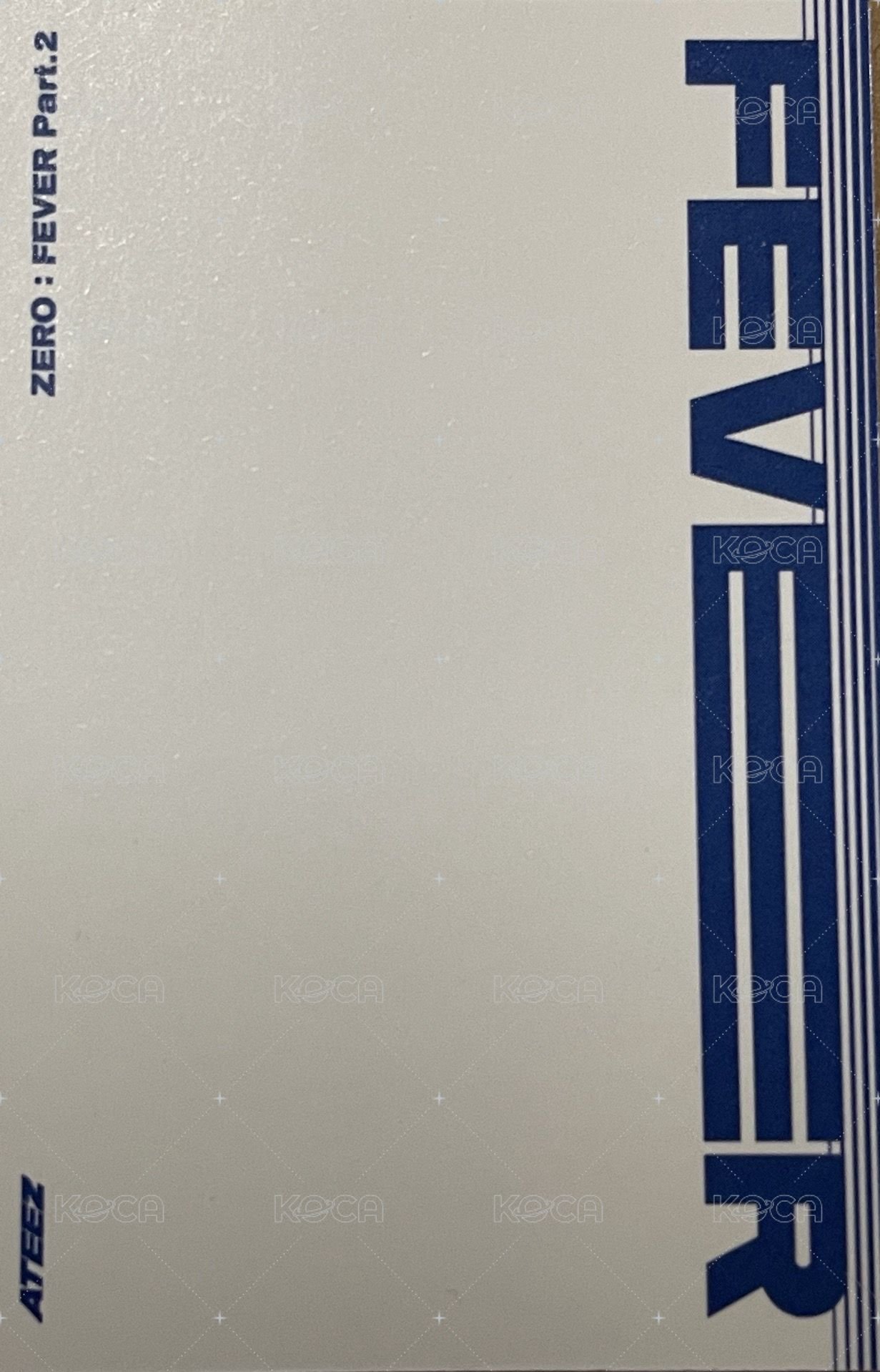 Fever pt.2 mmt 1.0 簽售卡 Z ver. 背面