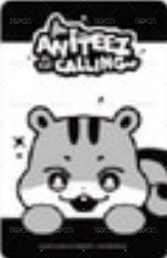 ANITEEZ IN THE CALLING 周邊卡 FACE POUCH BAG 背面