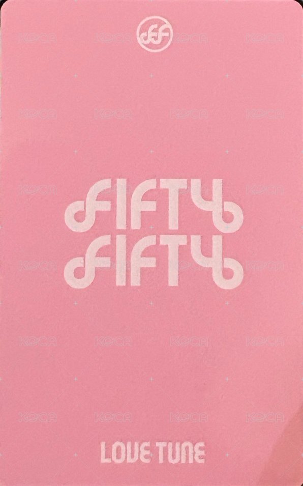Love Tune 專輯卡  背面
