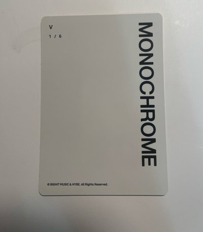 MONOCHROME 隨機卡