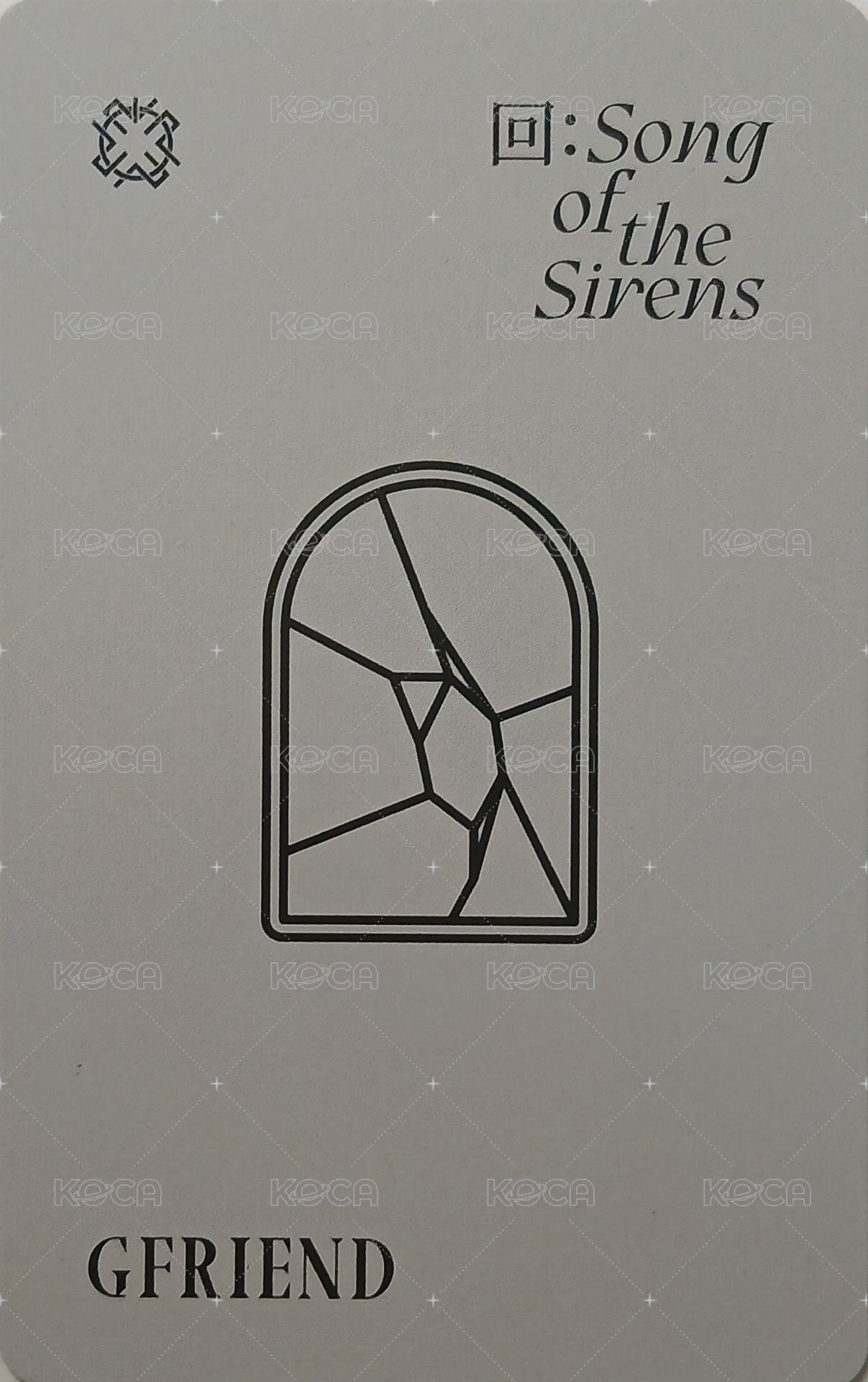 迷九 專輯卡 預售禮 背面