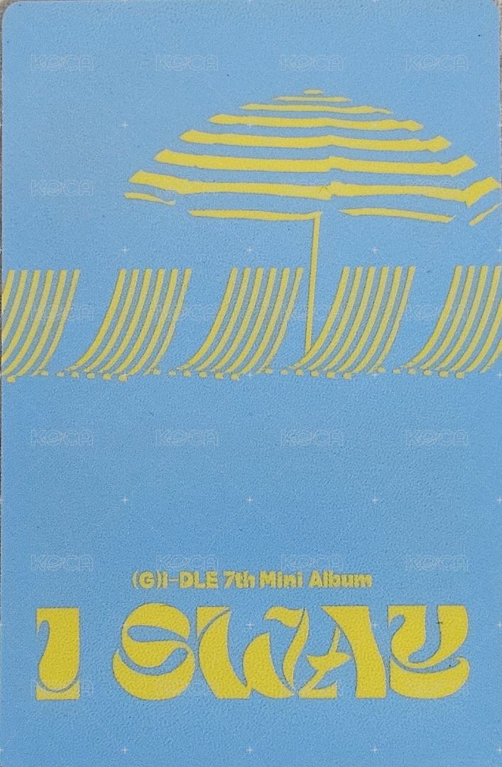 I SWAY 專輯卡 專卡-妮 背面