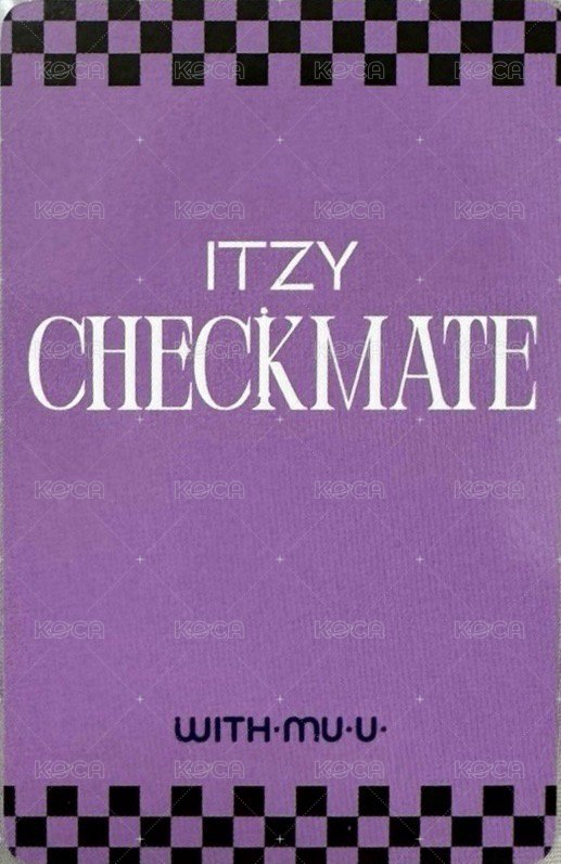 CHECKMATE wm 1.0 簽售卡  背面