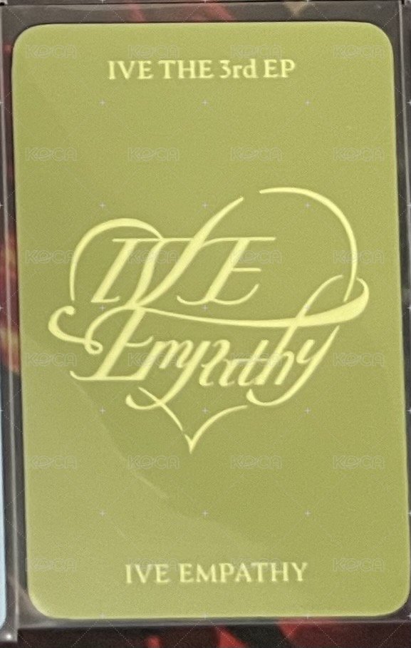 IVE EMPATHY 專輯卡 PLVE ver.專卡 秋天 背面