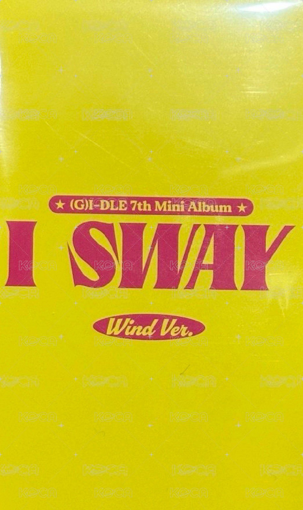 I SWAY 專輯卡 Wind Ver. 背面