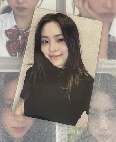 itzy gold 數星星私服 留真 中文卡背