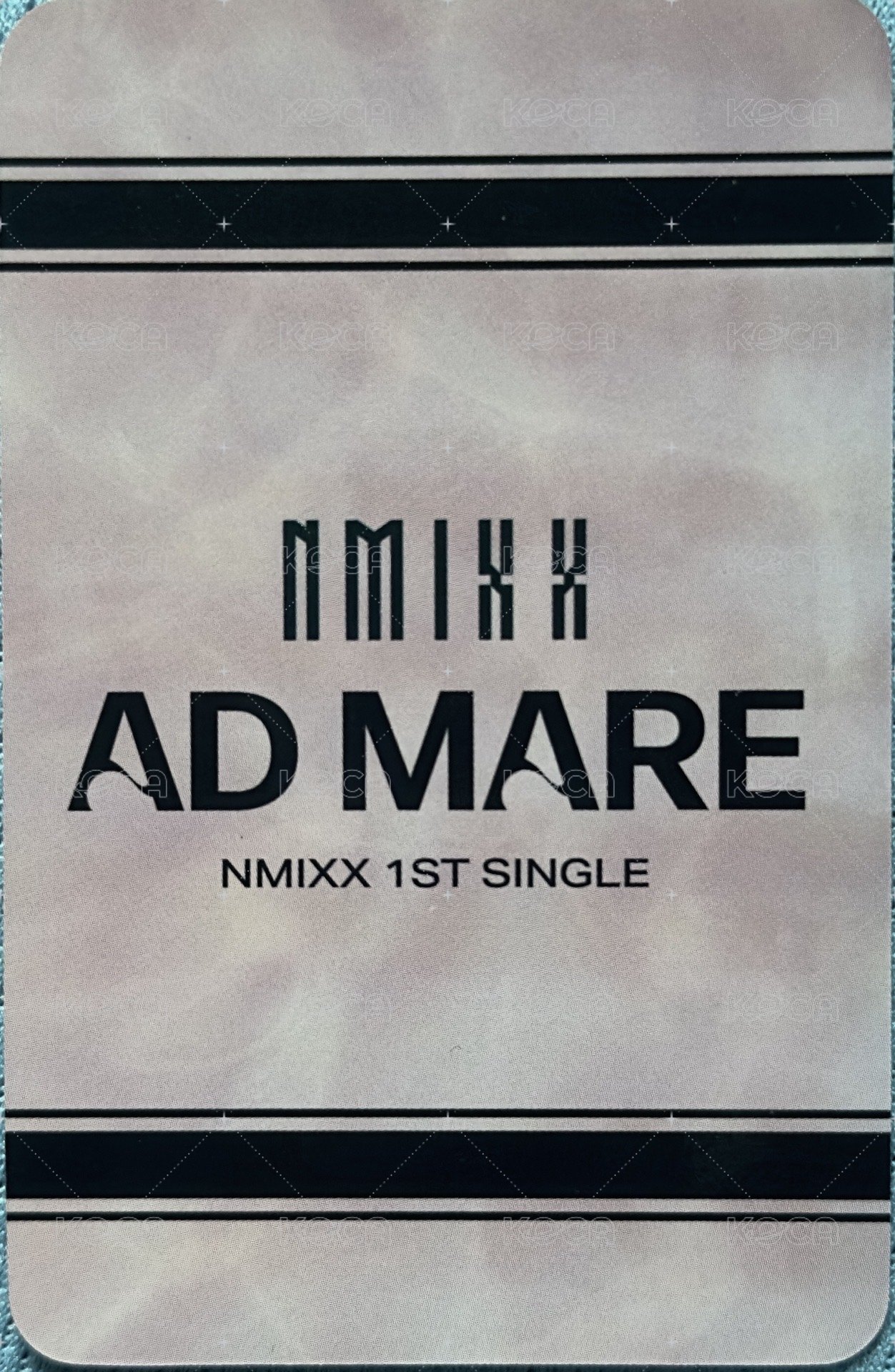 AD MARE sw 3.0 簽售卡  背面
