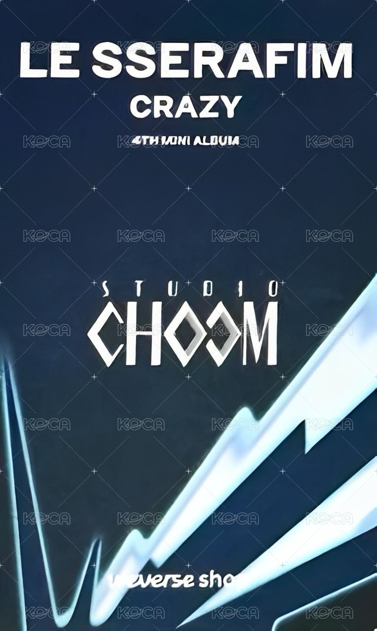 CRAZY wvs 特典卡 Studio choom 電子專 ver. 背面