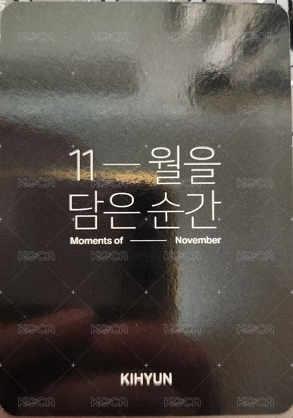 Moments of November PHOTO BOOK k4 特典卡  背面