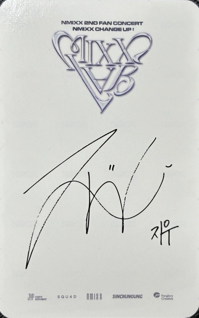 MIXX LAB 入場卡 / 場限卡 台北Day2 背面