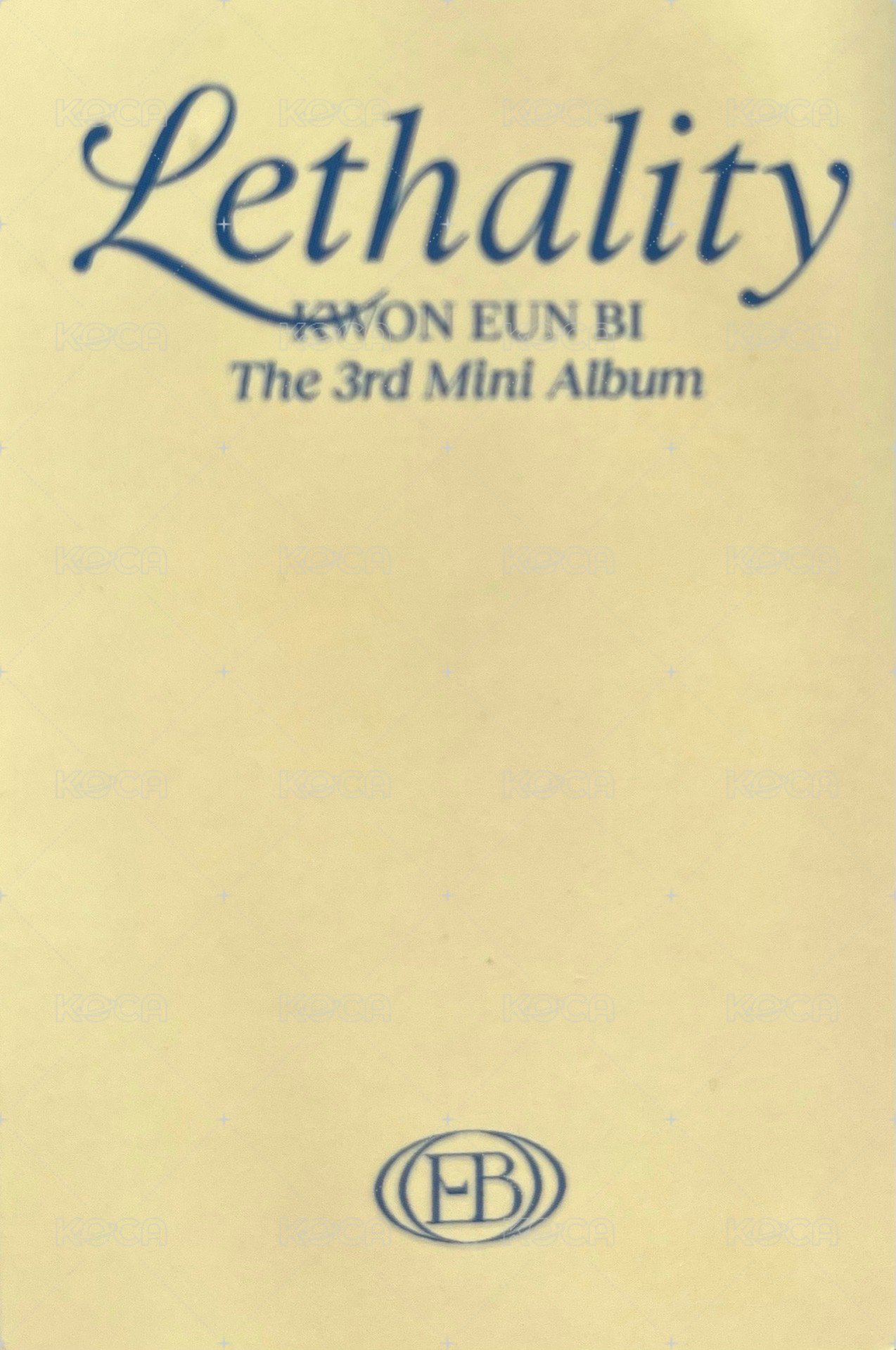 Lethality k4 線下 幸運卡  背面