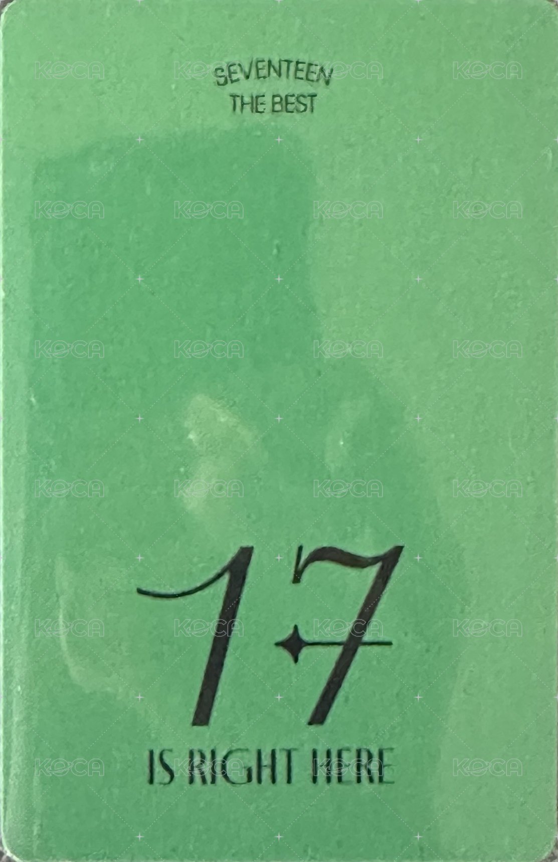 精選專 yzy E 簽售卡  背面