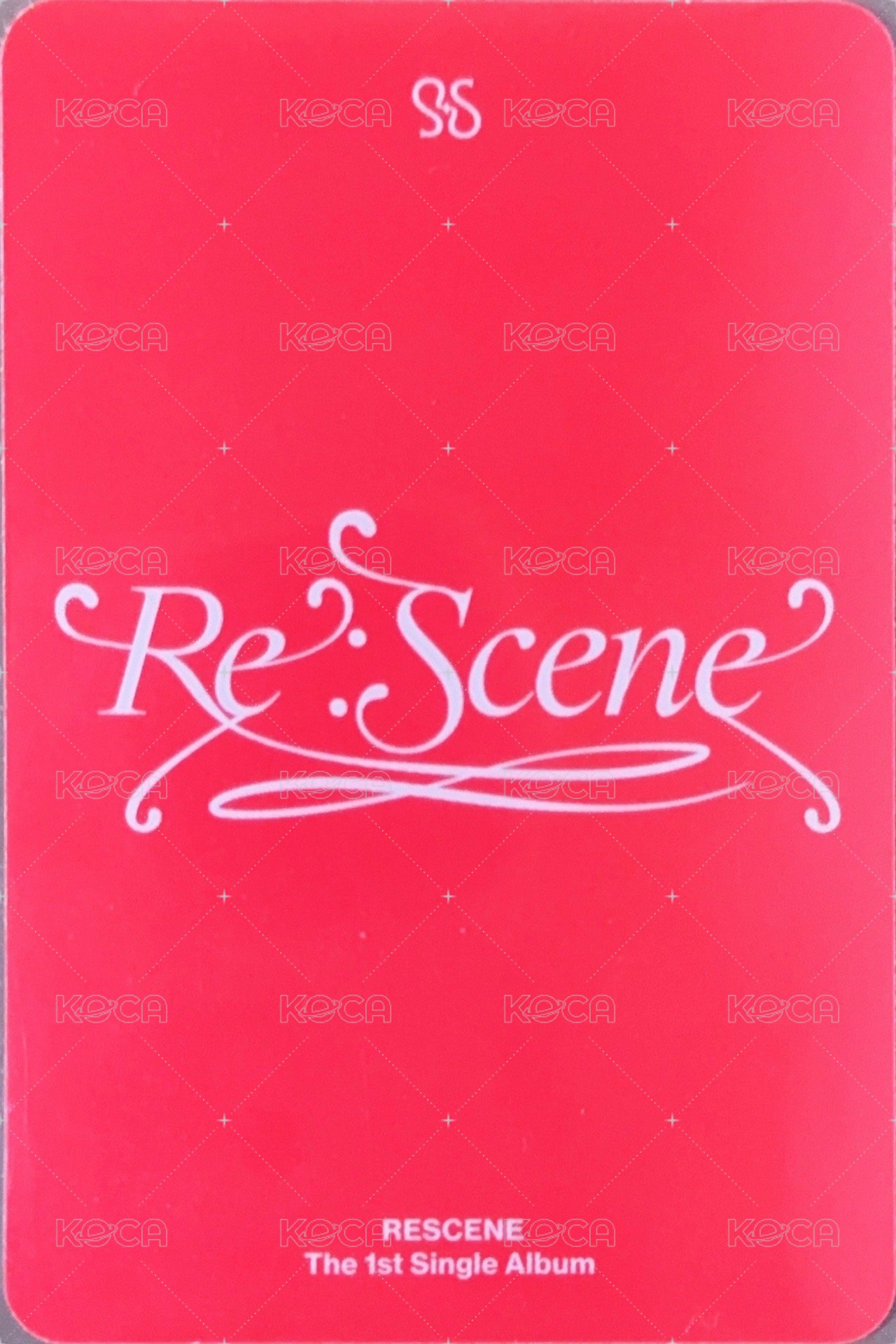 Re:Scene PB專紅版 專輯卡  背面