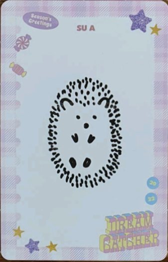 2022SG掛曆 年曆卡  背面