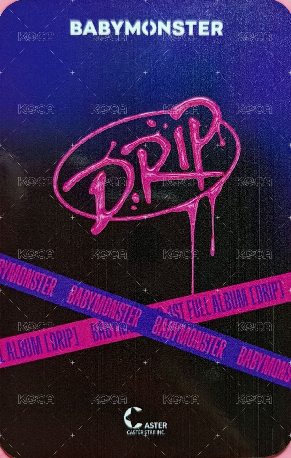 DRIP 上海深圳快閃399 滿額卡  背面