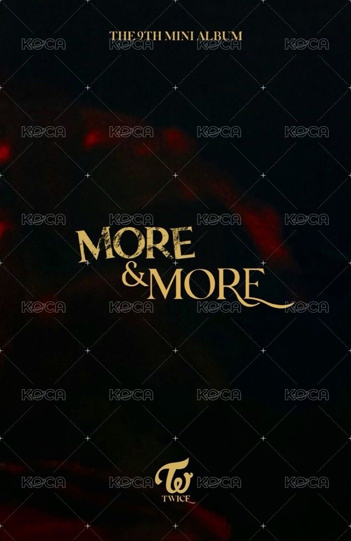 MORE & MORE 專輯卡 TWICE 定延 more&more專卡 背面