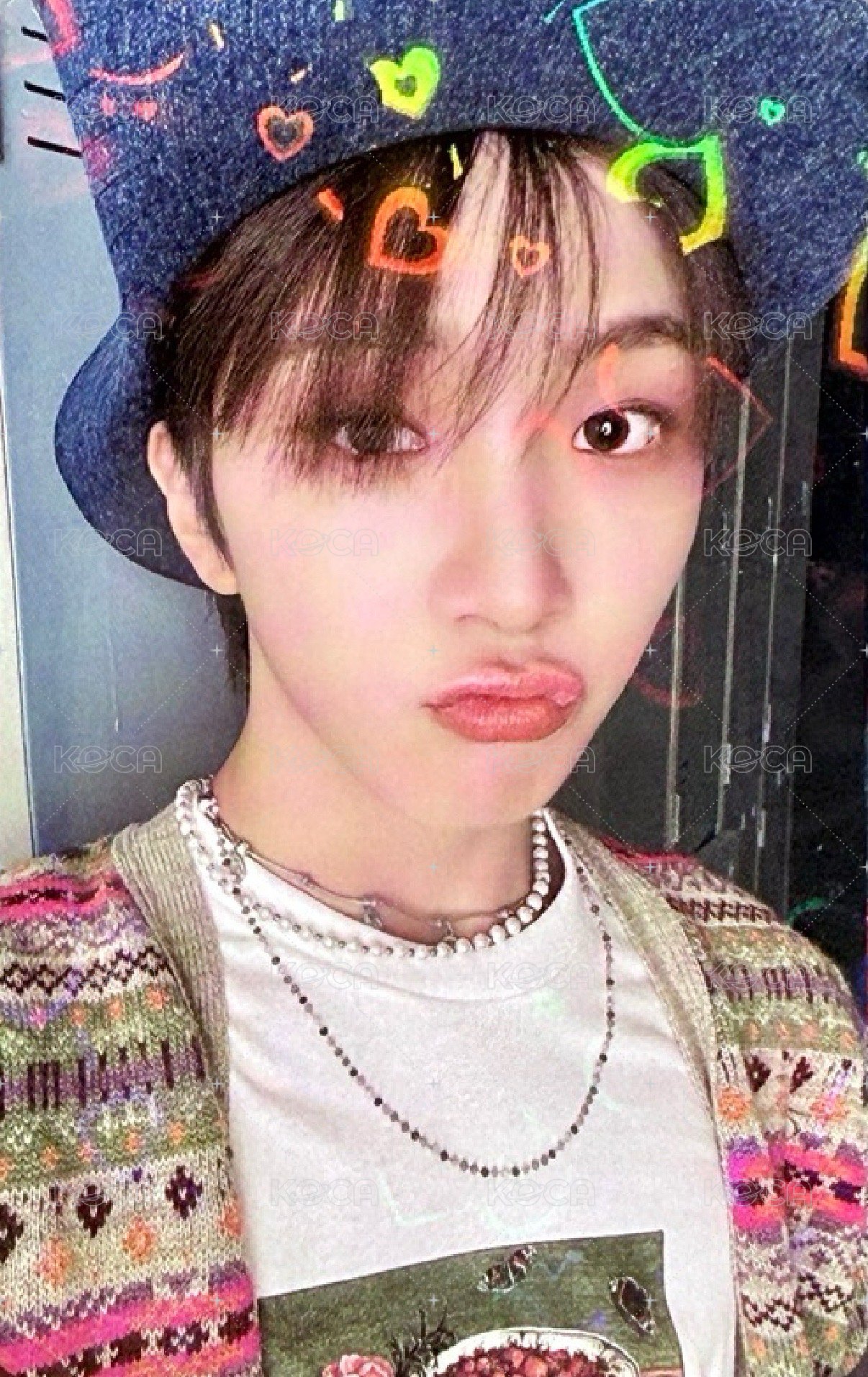 WHY.. 日咖 單封 特典卡 愛心閃 6 正面