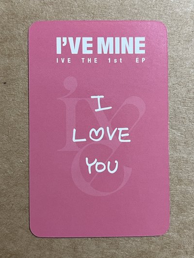 I’VE MINE sw12.0 AnYujin 特典卡