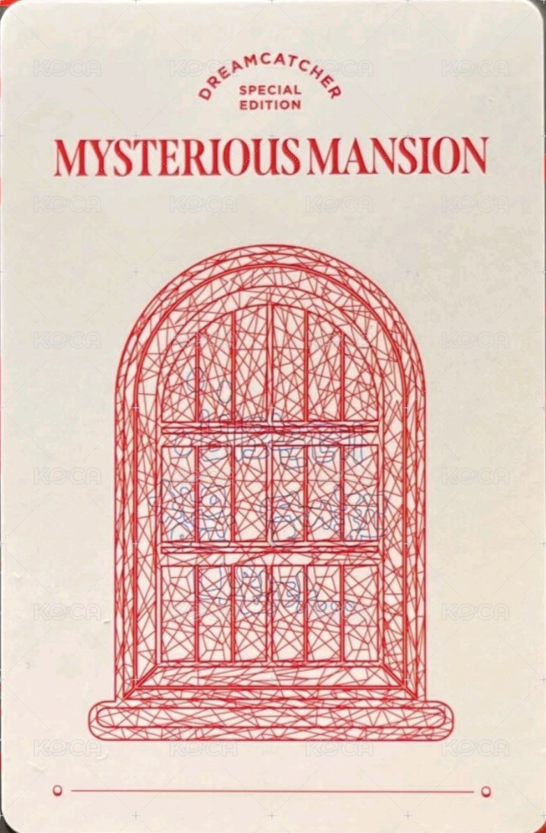 Mysterious Mansion 周邊卡  背面