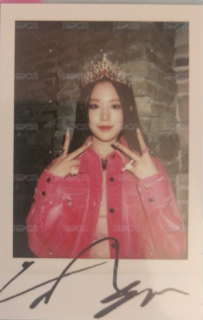 I feel sr 1.0 特典卡 B版拍立得 正面