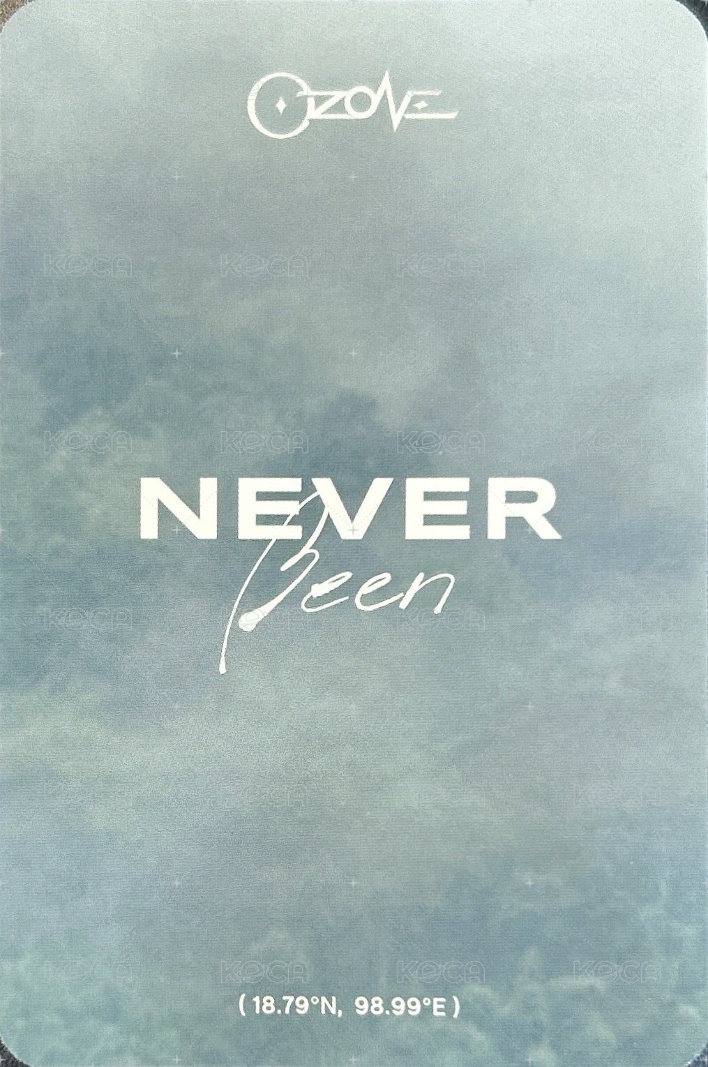 NEVER BEEN 隨機卡  背面