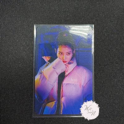 IU 李知恩 2021 Blackyak代言小卡（有廠損）