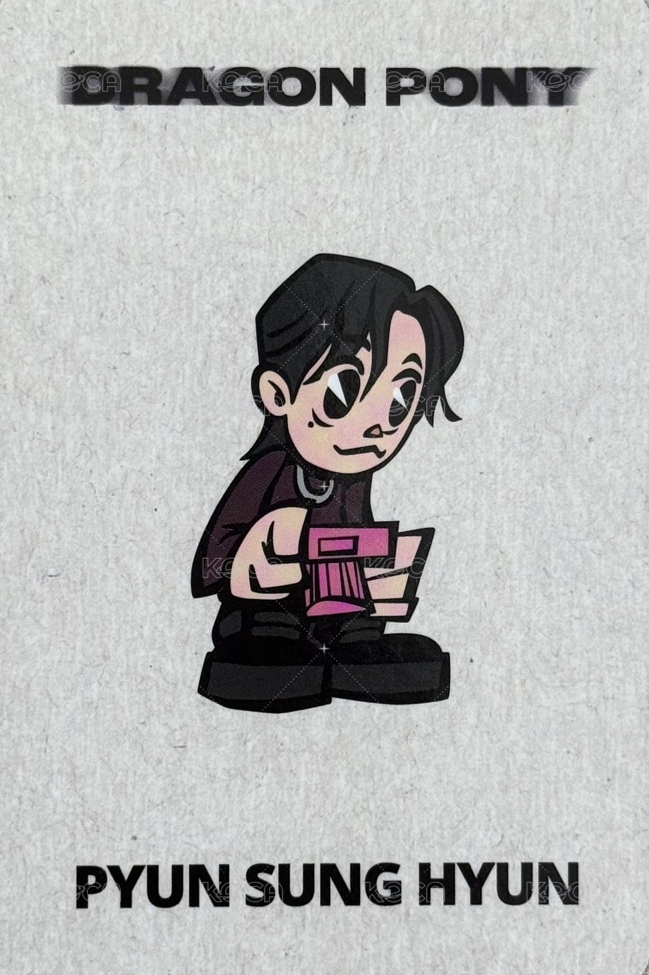 Not Out 專輯卡 NEMO ver. 背面