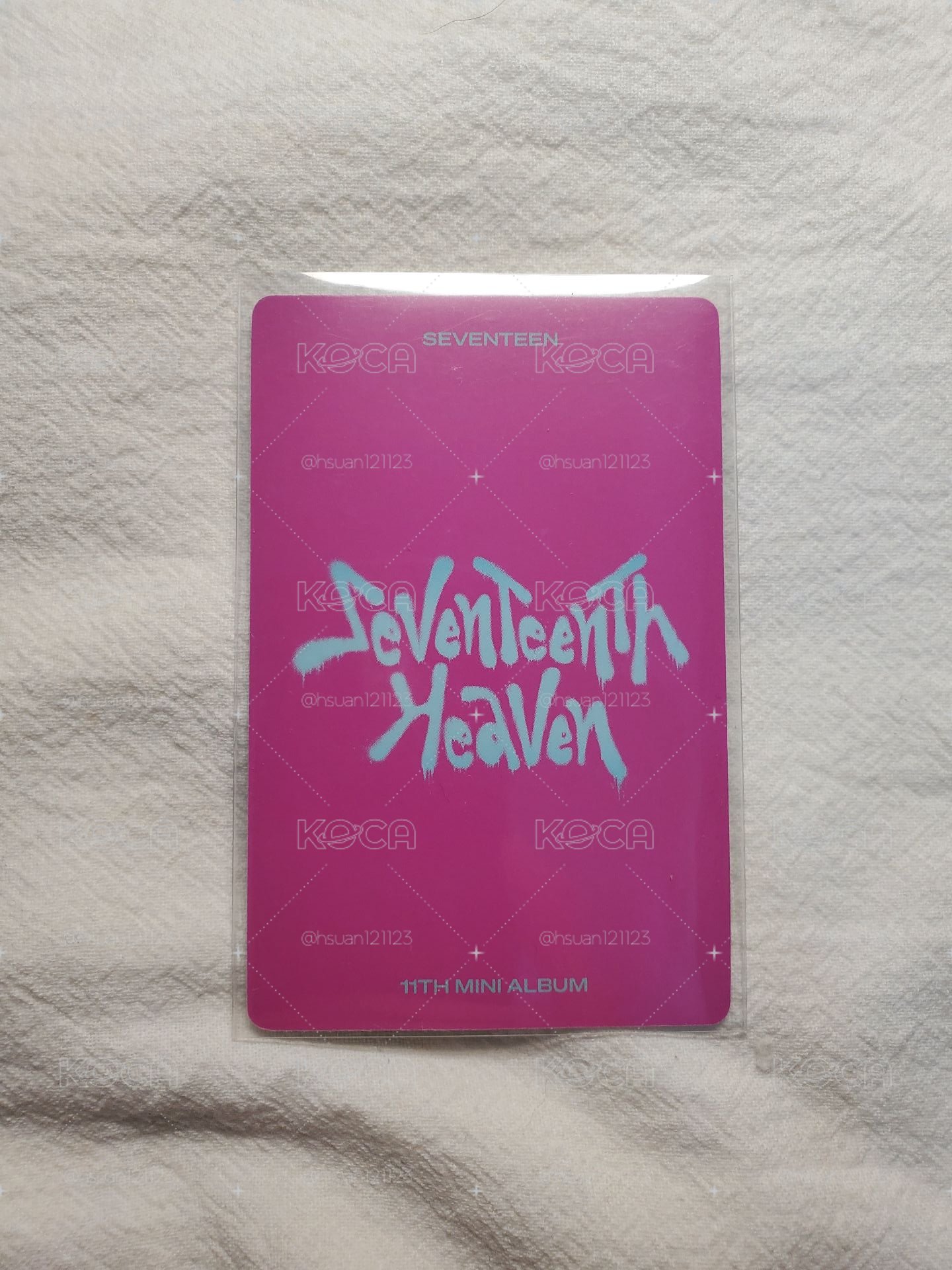 SEVENTEEN Hoshi 順榮 HEAVEN 專卡